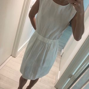 White Dress with Pockets